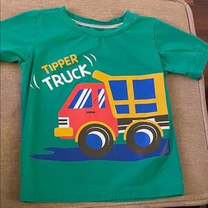 Green Tipper Truck Graphic Tee